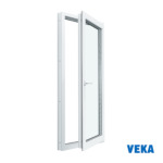 Пластиковое окно ПВХ VEKA одностворчатое 1000x600мм (ВхШ) Однокамерное
